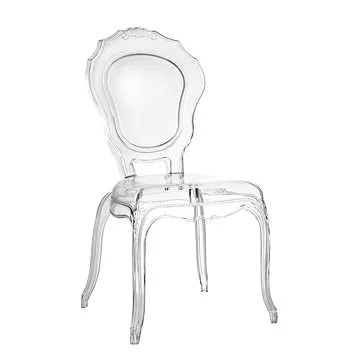 Židle Queen transparentní (IAI-10708)