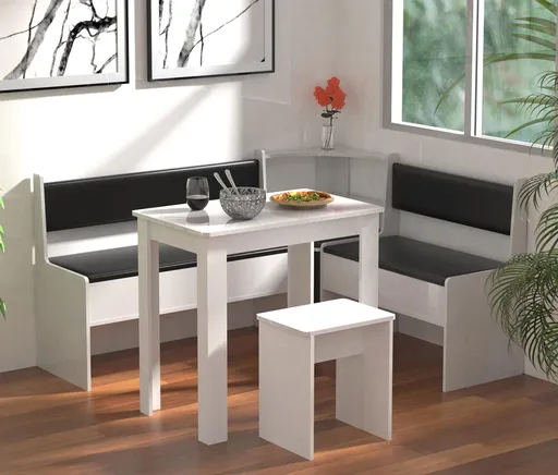 VCM Jídelní sestava Esal Mini, bílá