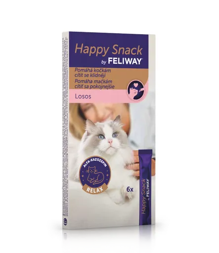 Feliway Happy Snack losos 6x15 g