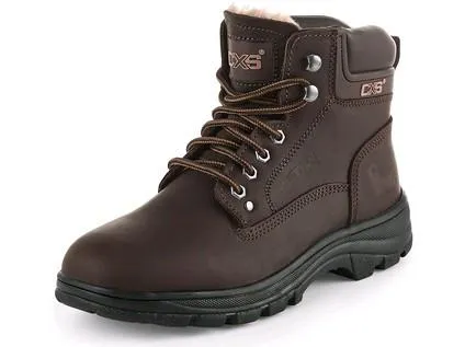 Obuv kotníková CXS ROAD GRAND WINTER, zimní, hnědá, vel. 47