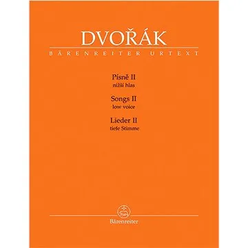 Písně II: nižší hlas (9790260107991)