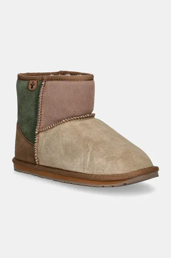 Dětské semišové sněhule Emu Australia Wallaby Mini Patchwork