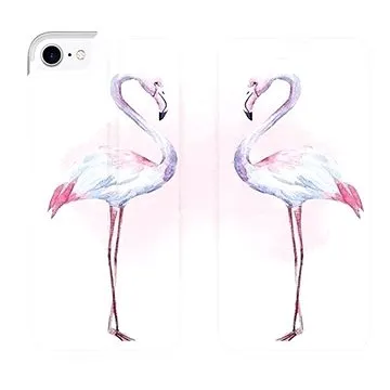 Flipové pouzdro na mobil Apple iPhone 8 - M005S Plameňáci (5903226028108)