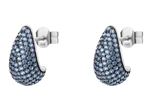 Brosway Visací náušnice Tear drop Cloud Light Blue Fancy FCL115