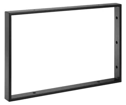 SAPHO Podpěrná konzole 490x330x40mm, lakovaná ocel, černá mat, 1 ks 30370