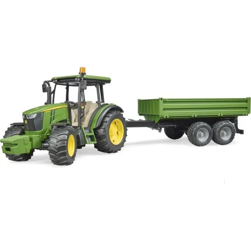 Bruder 2108 Traktor John Deere 5115M a valníčkem