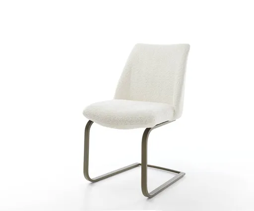 Jídelní židle Elso-Flex konzolová podnož plochá kov bouclé