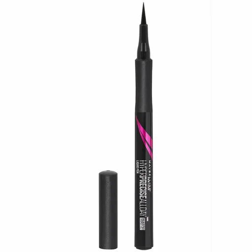 Maybelline Voděodolná oční linka ve fixu Hyper Precise All Day (Liquid Pen) 1 ml Matte Black