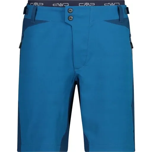 CMP FREE BIKE BERMUDA WITH INNER MESH UNDERWEAR Pánské kraťasy na kolo, modrá, velikost