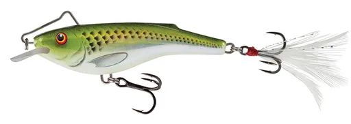 Salmo wobler rail shad sinking holographic green shiner - 6 cm 14 g
