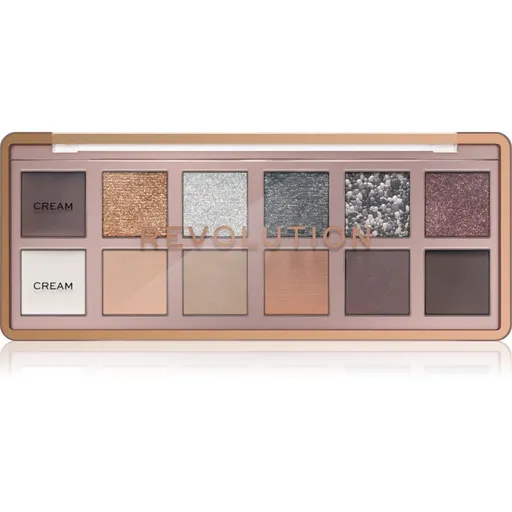 Makeup Revolution The Icon Palette paletka očních stínů odstín The Smokey Icon Grunge Palette 12x0.7 g