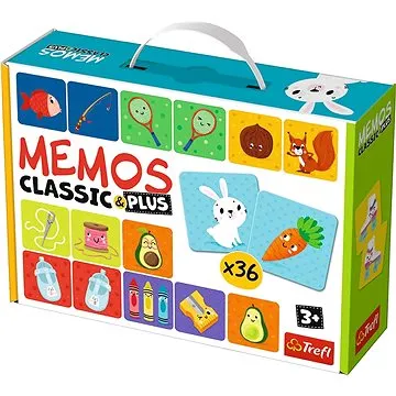 TREFL Pexeso Classic&Plus Logic 3v1 (2272)