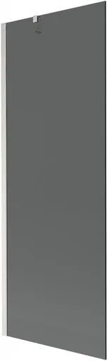 MEXEN/S Next vanová zástěna FIX 70 x 150, grafit, nikl kartáčovaná 895-070-000-00-40-97