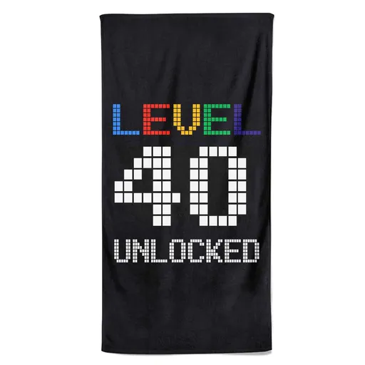 Osuška Level Unlocked (věk: 40, Velikost osušky: 70x140cm)