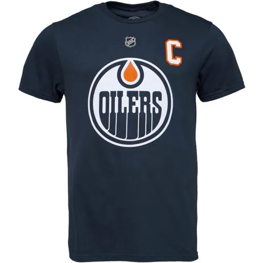 FANATICS EDMONTON OILERS - CONNOR MCDAVID Triko, tmavě modrá, velikost XXL
