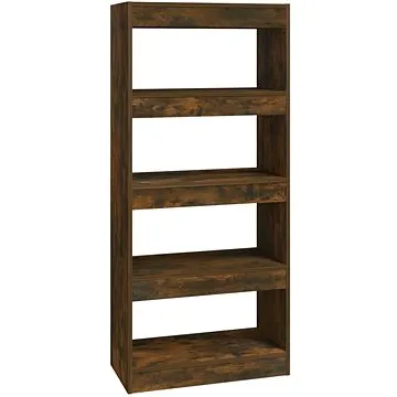 Shumee dělicí stěna kouřový dub 60×30×135 cm kompozitní dřevo, 813605 (813605)