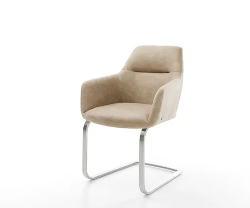 Jídelní židle Pejo-Flex béžová vintage konzolová podnož