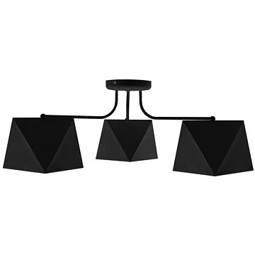 Lustr ADAMANT 3xE27/60W/230V Černá (80144)