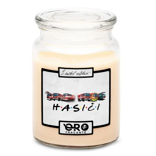Svíčka Hasiči (Vůně svíčky: Vanilka)