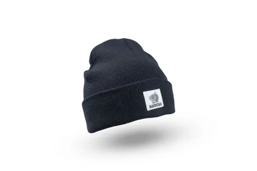 Nash Zimní čepice Make It Happen Badge Beanie Hat Black,Nash Zimní čepice Make It Happen Badge Beanie Hat Black