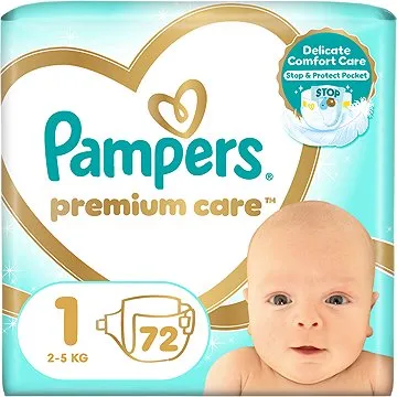 PAMPERS Premium Care vel. 1 (72 ks) (8006540858073)