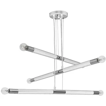 Lustr na lanku BASTONE WHITE 6xE14/40W/230V (120738)