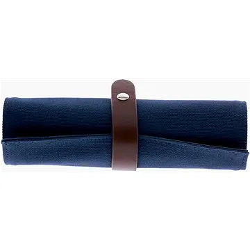Legami Roll Up - Cotton Canvas Pencil Pencil Case - Blue