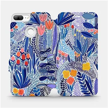 Flip pouzdro na mobil Honor 9 Lite - MP03P Modrá květena (5903516761456)