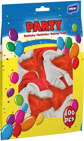 Balónek nafukovací srdce 30cm mix