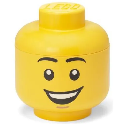 LEGO® úložná hlava (velikost S) - šťastný chlapec