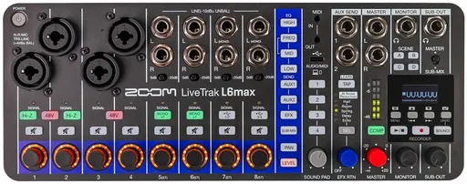 Zoom LiveTrak L6max