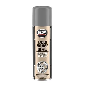 K2 SILVER LACQUER FOR WHEELS RALLY 500 ml - stříbrný lak na kola (amL332)