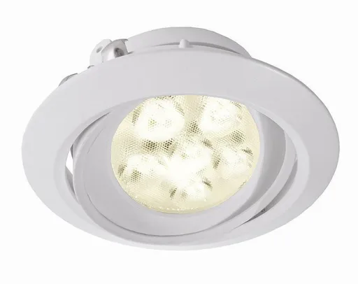 Light Impressions Deko-Light stropní vestavné svítidlo Tura osazení QR 111 12V AC/DC G53 / QR111 1x max. 75,00 W bílá  850104