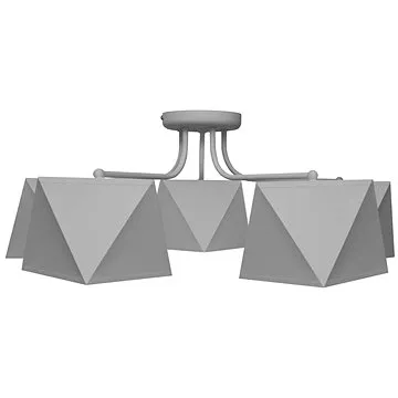 Lustr ADAMANT 5xE27/60W/230V Šedá (80141)