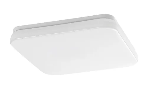 Rabalux Bílé stropní LED svítidlo Lowar hranaté 285x285mm 18W IP44 CCT 77181