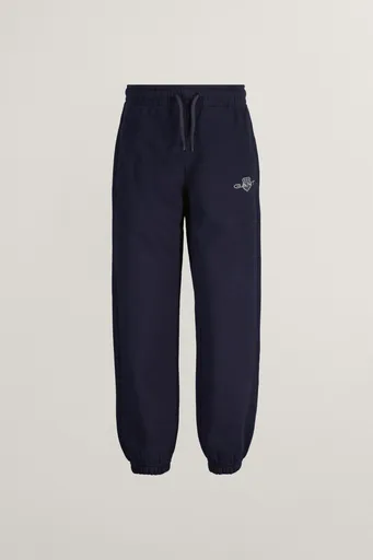 TEPLÁKY GANT RELAXED CONTRAST SHIELD SWEATPANTS EVENING BLUE