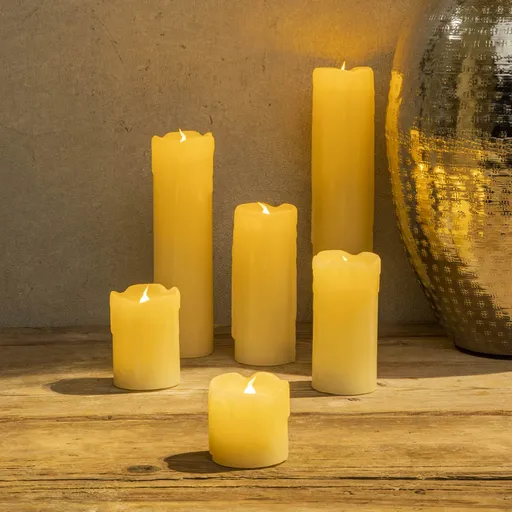 Haushalt international LED Voskové svíčky, sada 6 ks