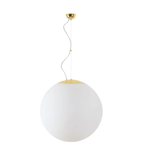 OSMONT ADR60318 ADRIA L5 závěsné skleněné svítidlo mosaz leštěná / bílá IP40 3000 K 48W LED DALI