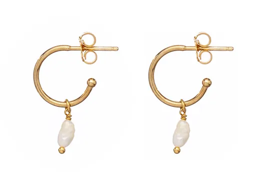 Alisia Pozlacené náušnice s pravou perlou AL1662.01.000