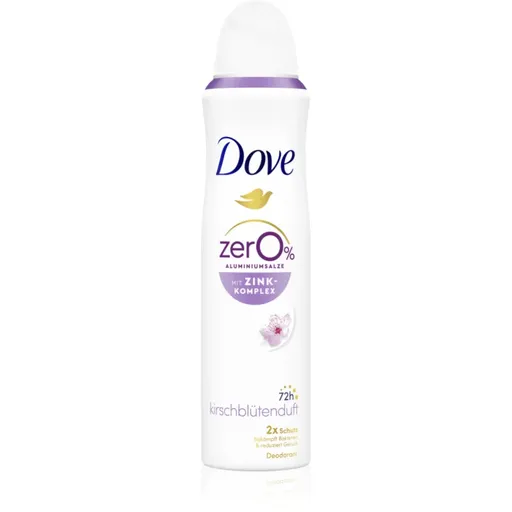 Dove 0% ALU Květ třešně deodorant ve spreji bez hliníku Cherry Blossom 150 ml