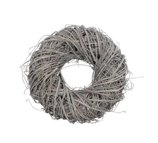 Šedý věnec z jilmových větví Elm Branch - Ø 20*5 cm Posiwio