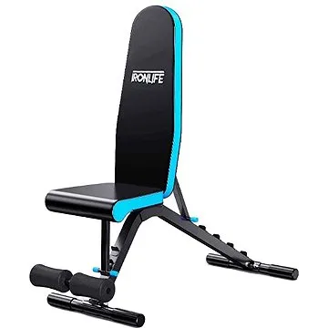 Posilovací lavice IRONLIFE Adjustable Dumbbell Bench 501 (8594177751060)