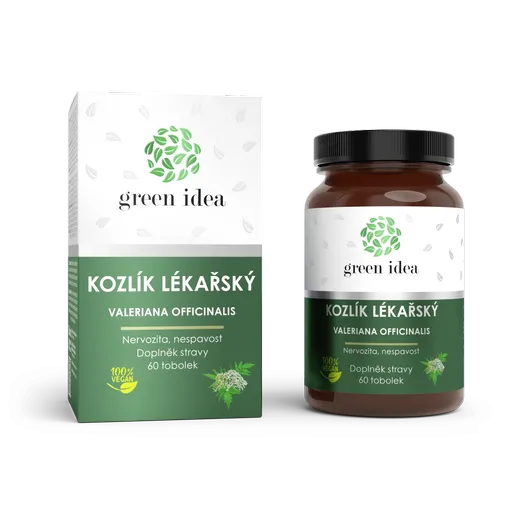 Kozlík lékařský bylinný extrakt - tobolky 60 ks - Green idea