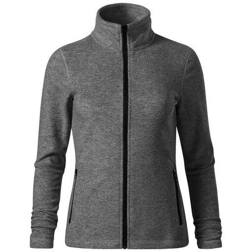 MALFINI Dámská fleecová mikina Factor - Černý melír | XS