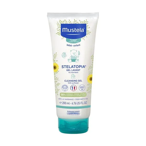 Mustela Dětský sprchový gel pro extrémně suchou a atopickou pokožku Stelatopia (Cleansing Gel) 200 ml