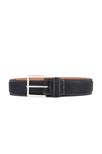 OPASEK GANT WIDE JEANS BELT BLACK