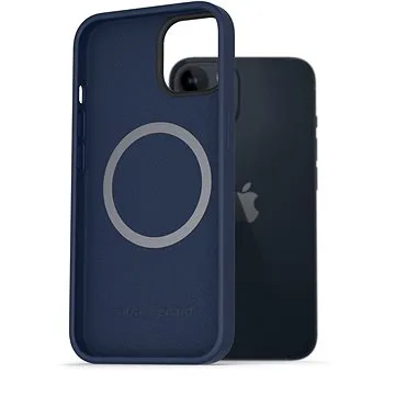 AlzaGuard Magnetic Silicone Case pro iPhone 14 modré (AGD-PCMS0008L)