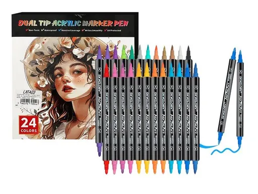 Fixy akrylové LXFA03 24ks