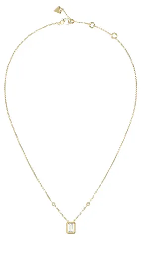 Guess Nadčasový pozlacený náhrdelník 4G Light JUBN05249JWYGT/U