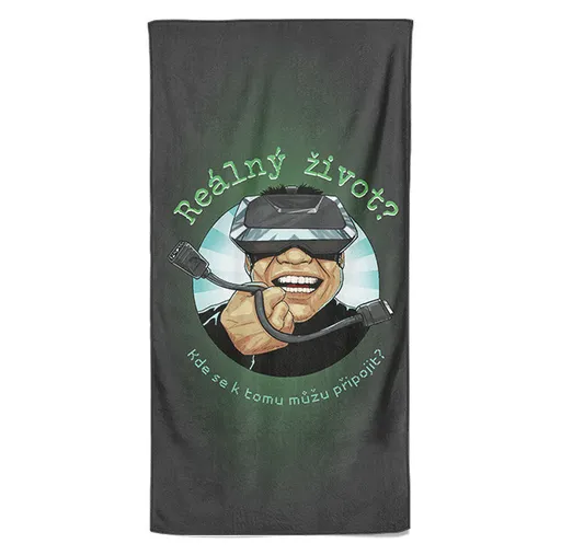 Osuška Reálný život (Velikost osušky: 100x170cm)